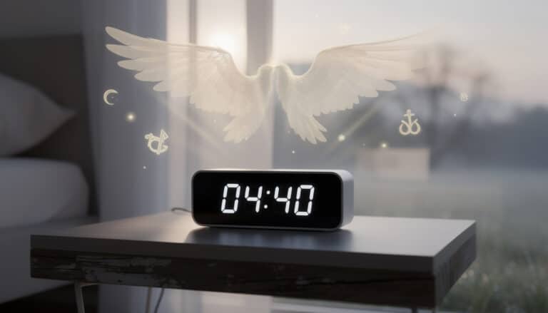 découvrez la signification de l'heure miroir 04h40 et le message spirituel qu'elle véhicule pour guider votre chemin.